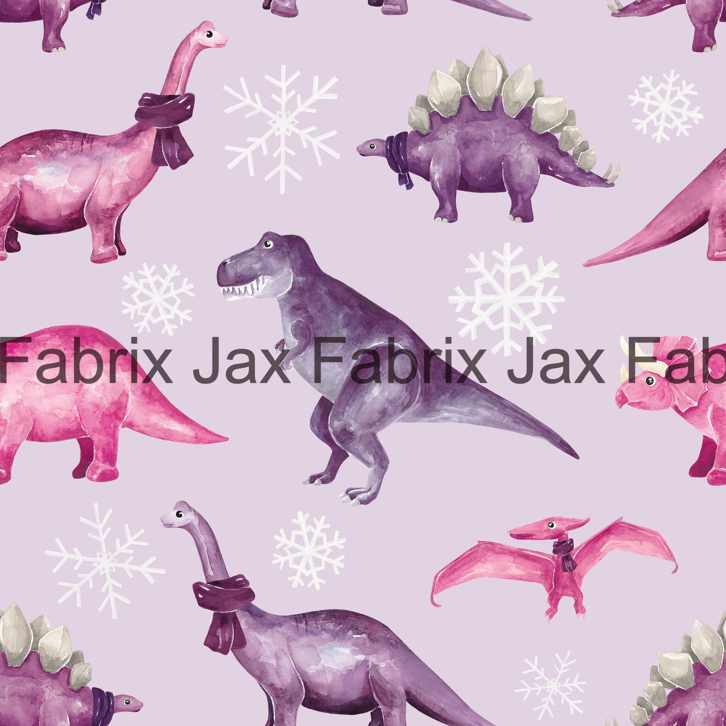 Dinosaur Snowflake Christmas CR111
