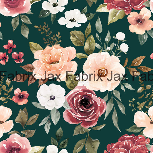 Felicity Floral Emerald CR141