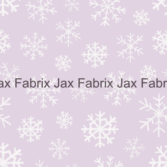 Sugar Plum Lavender Snowflakes CR143