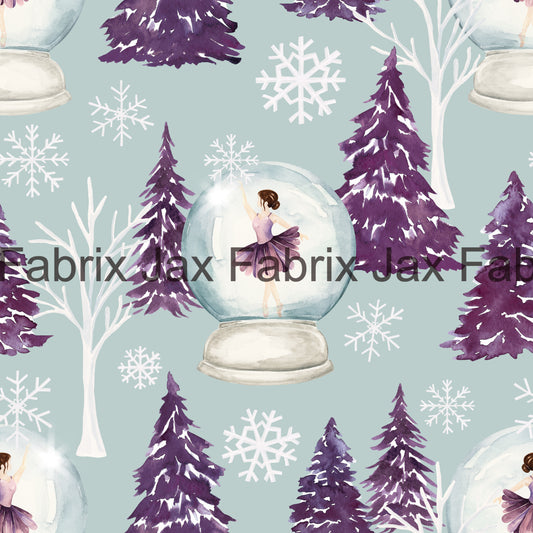 Sugar Plum Snow Globe Ballerina CR132