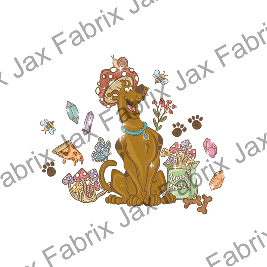 Whimsical Mystery Dog Cottagecore PNG PC473
