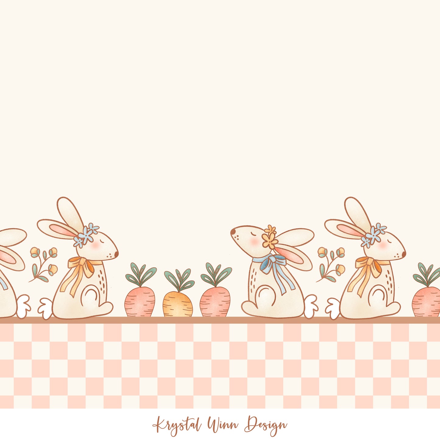 Cottontail Boarder Bunnies KW369