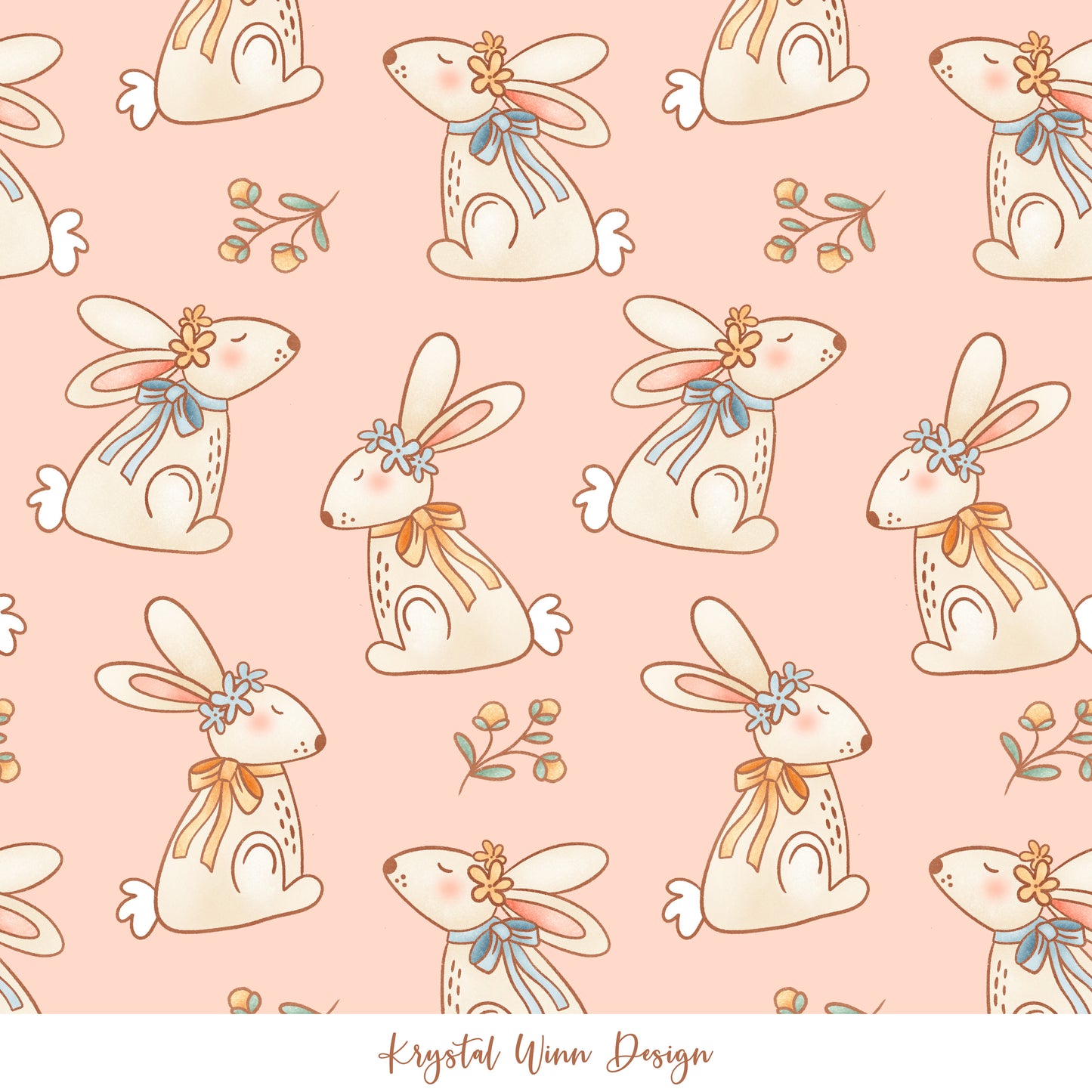 Cottontail Bunnies KW405