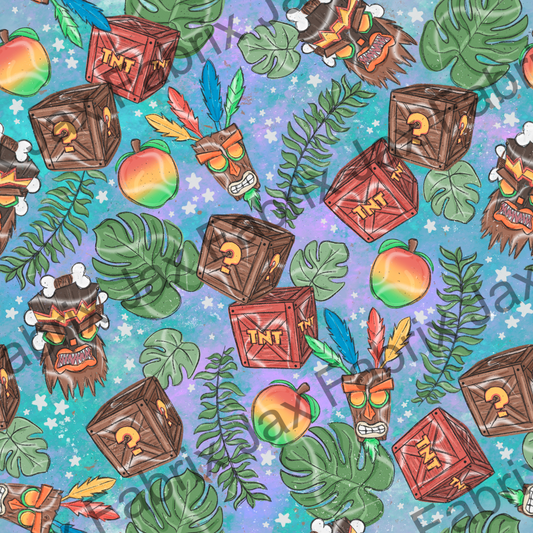 Crash World Blue Tie Dye PC592