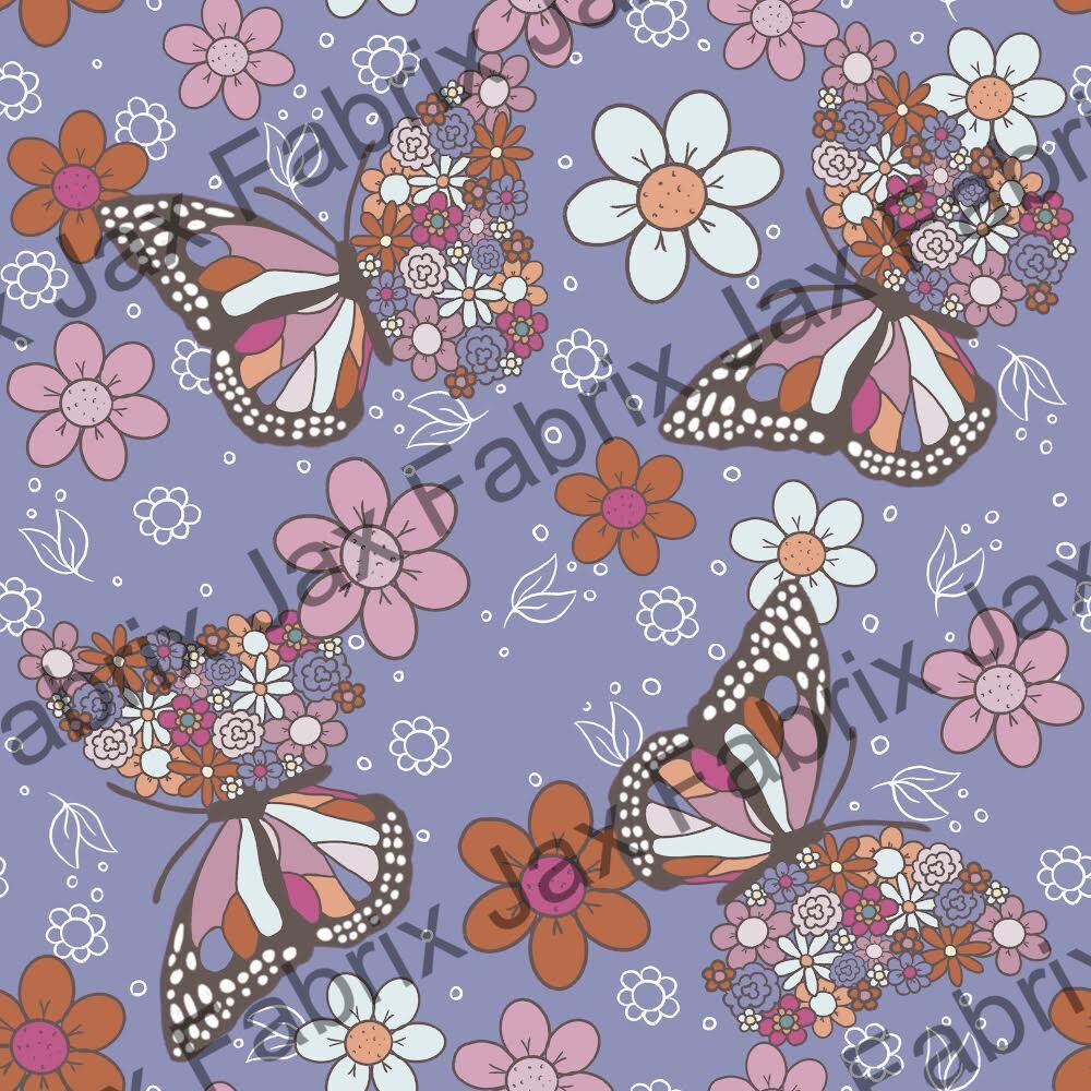 Dark Purple Butterfly AWM108