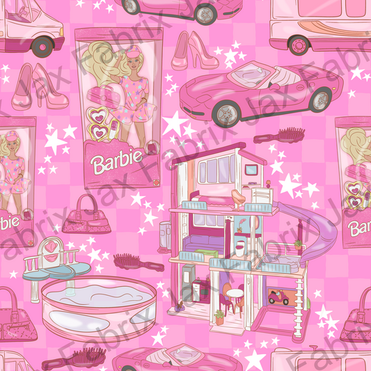 Pink Doll Check PC399