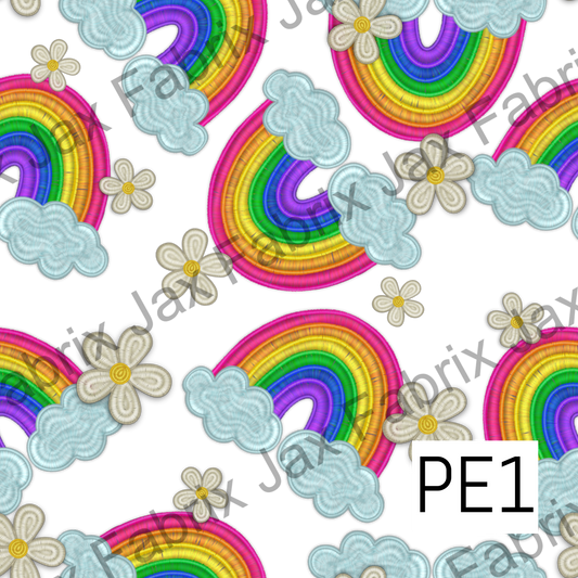 White Rainbow Embroidery PE1