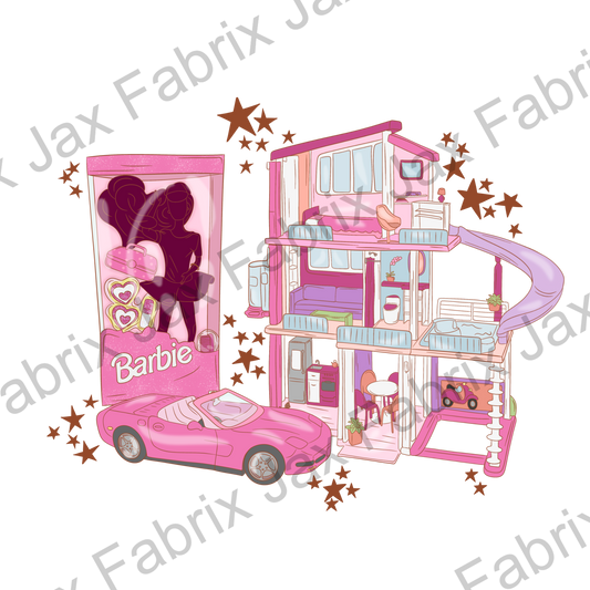 Pink Doll Faceless PNG PC404