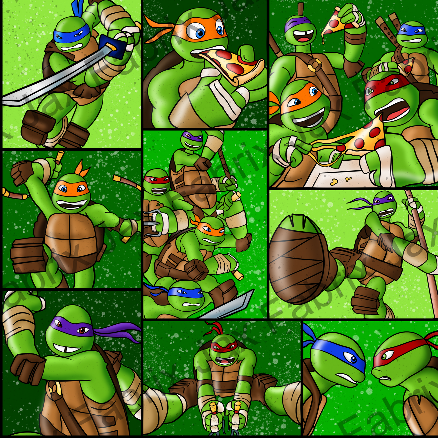 Green Turtles ZR209