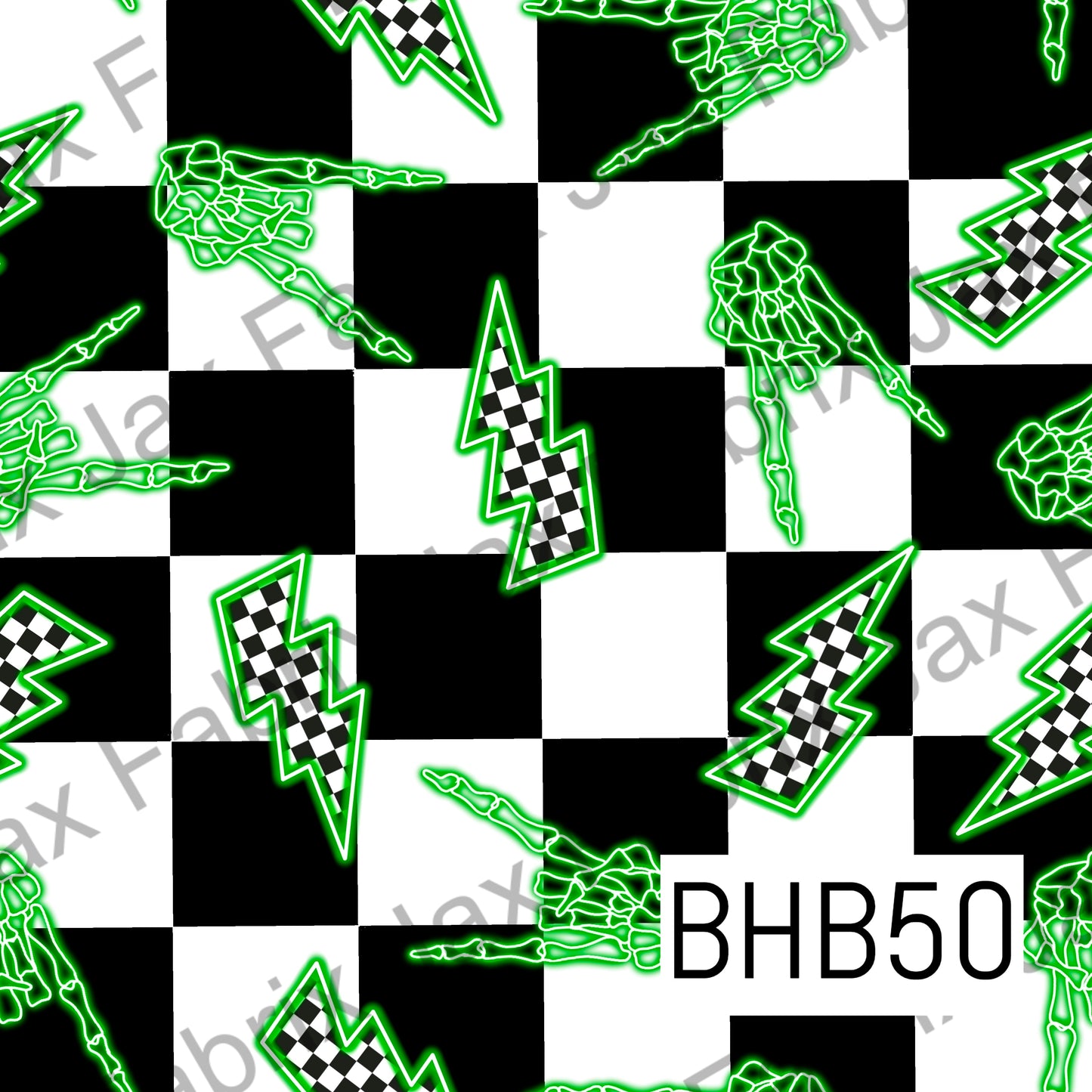 Green Bolts and Hands BHB50
