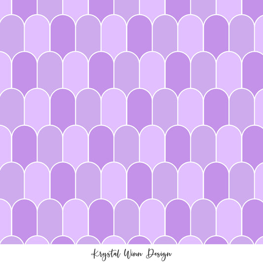 Groovy Scallops Purple KW426