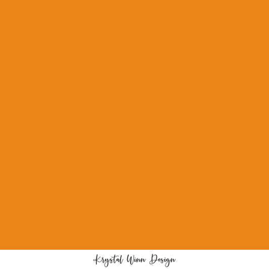 Groovy Solid Orange KW419