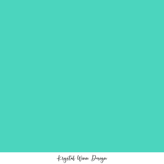Groovy Solid Teal KW416