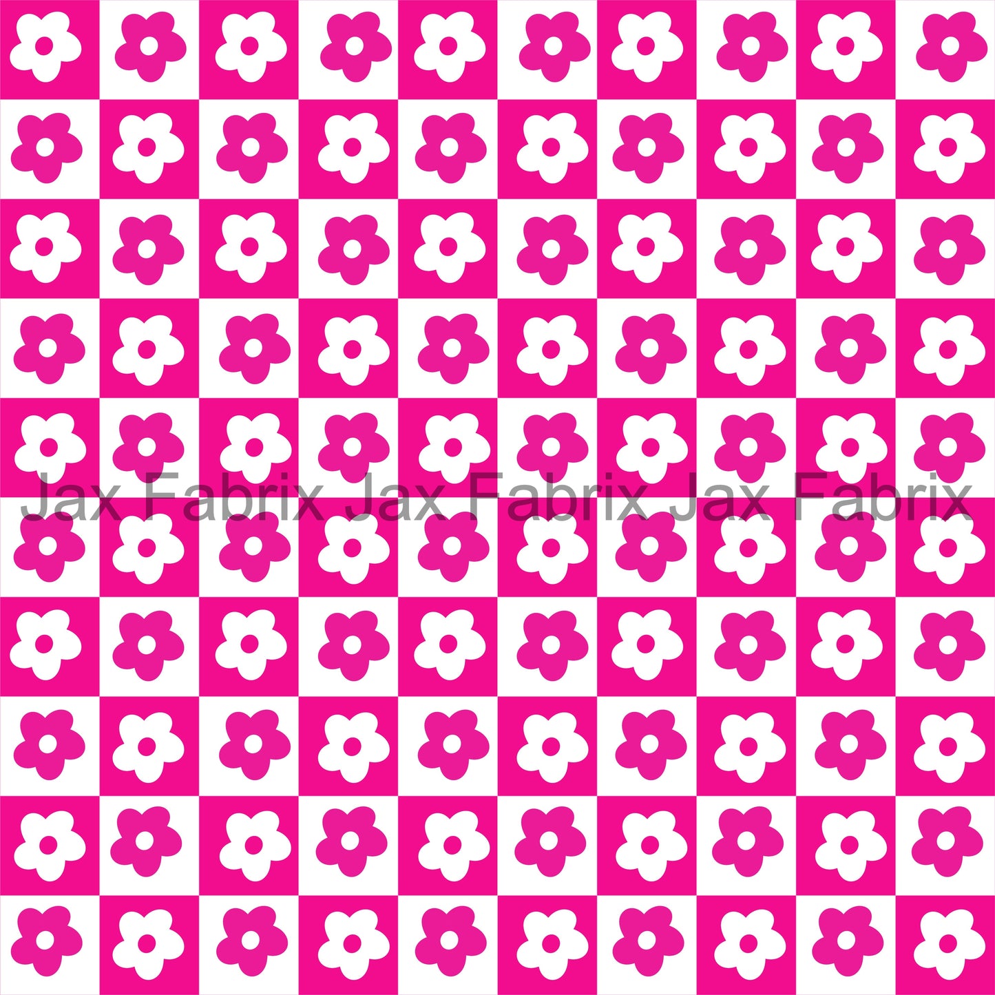 Hot Pink Checkers LD90