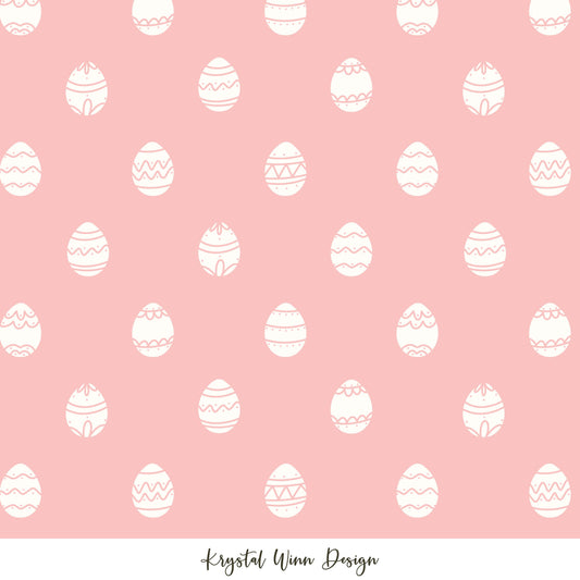 Hoppy Easter Egg Dot Peach KW359