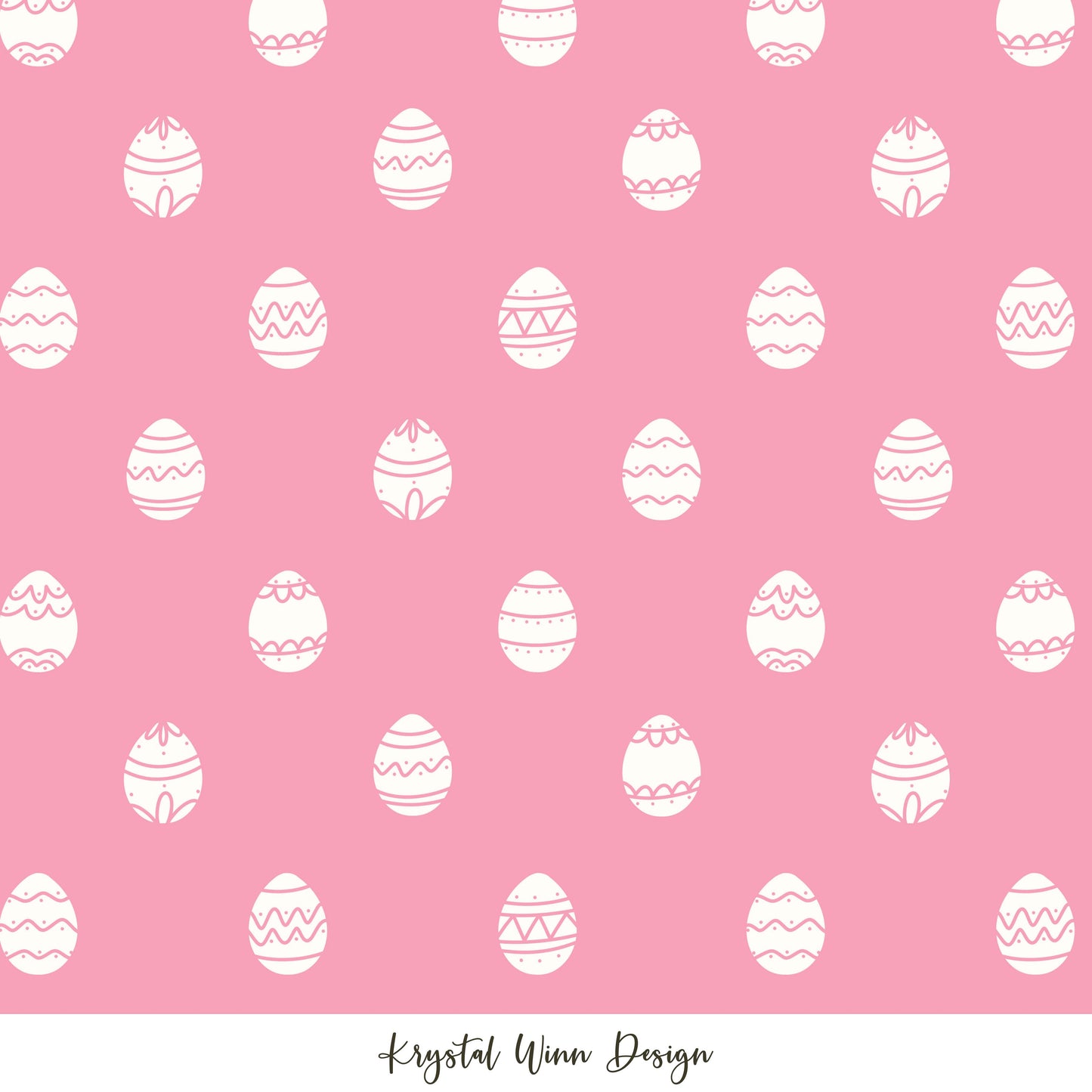 Hoppy Easter Egg Dot Pink KW358