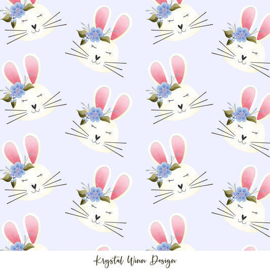 Hoppy Easter Purple Bunny KW343