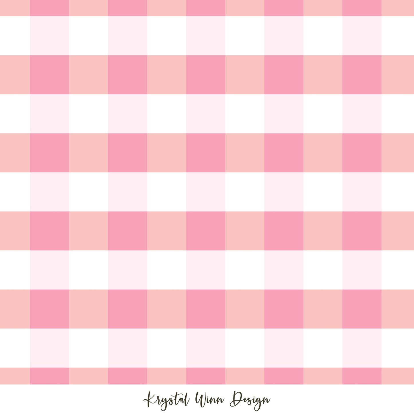 Hoppy Easter Plaid Pink KW334