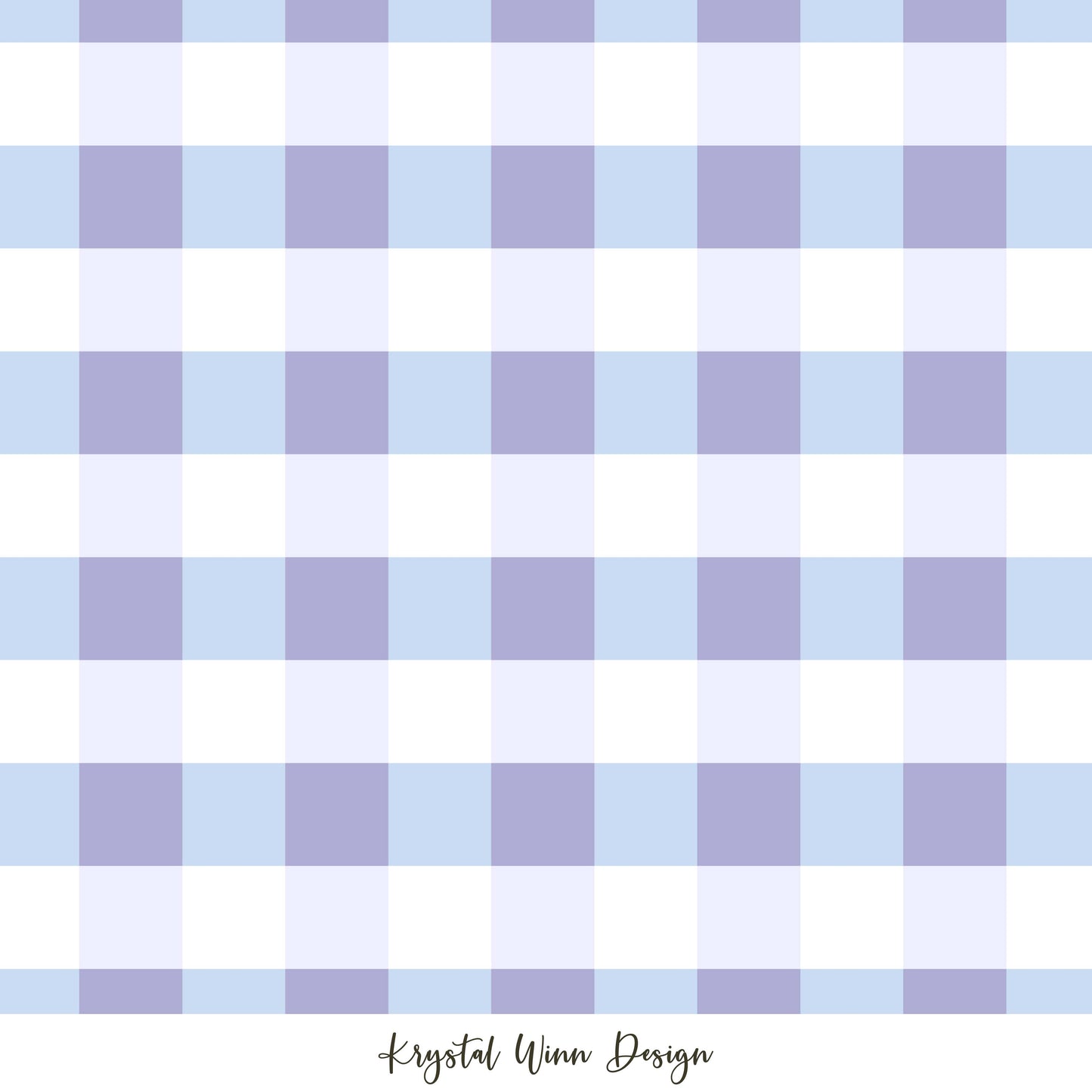 Hoppy Easter Plaid Purple KW333