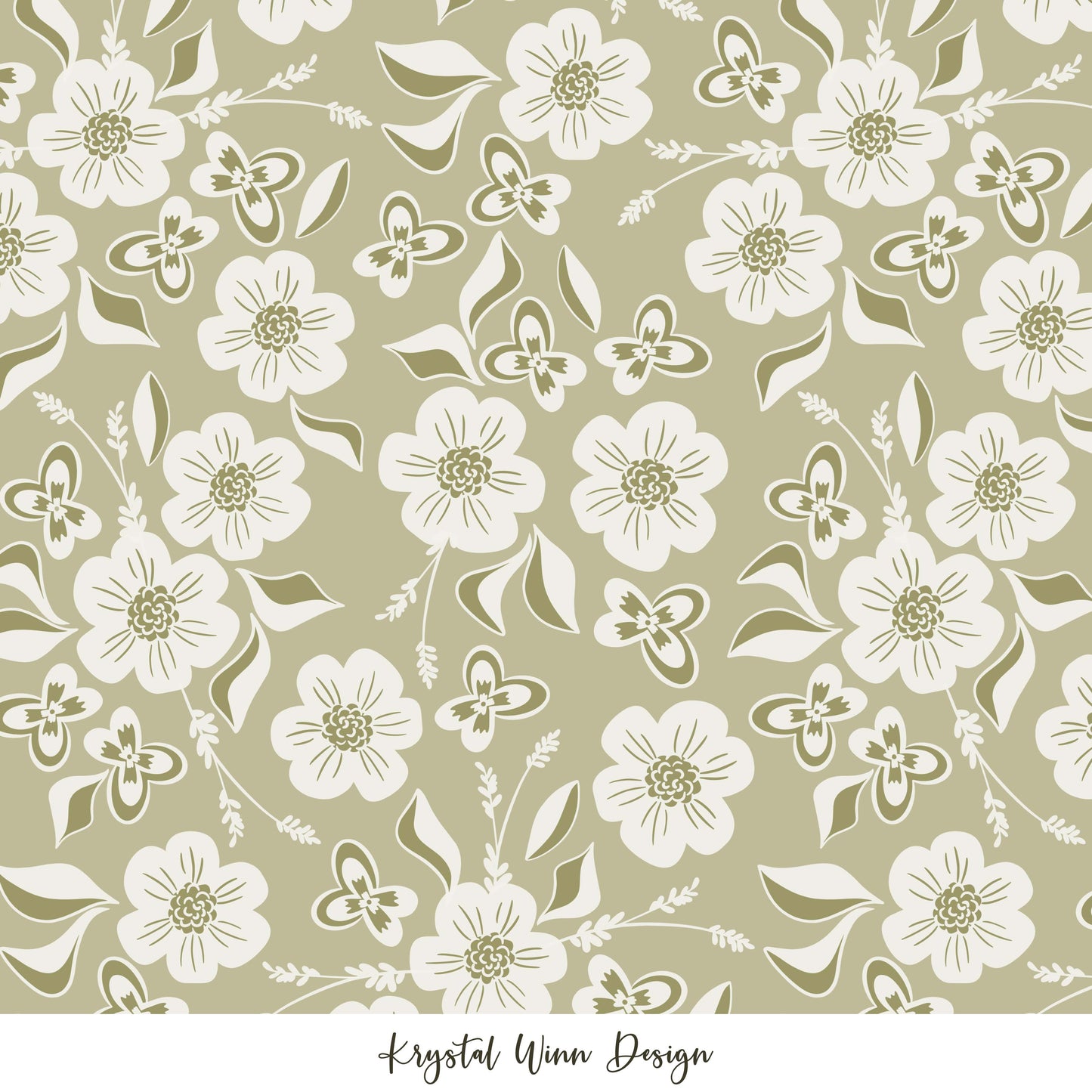 Hoppy Easter Flora Green KW322