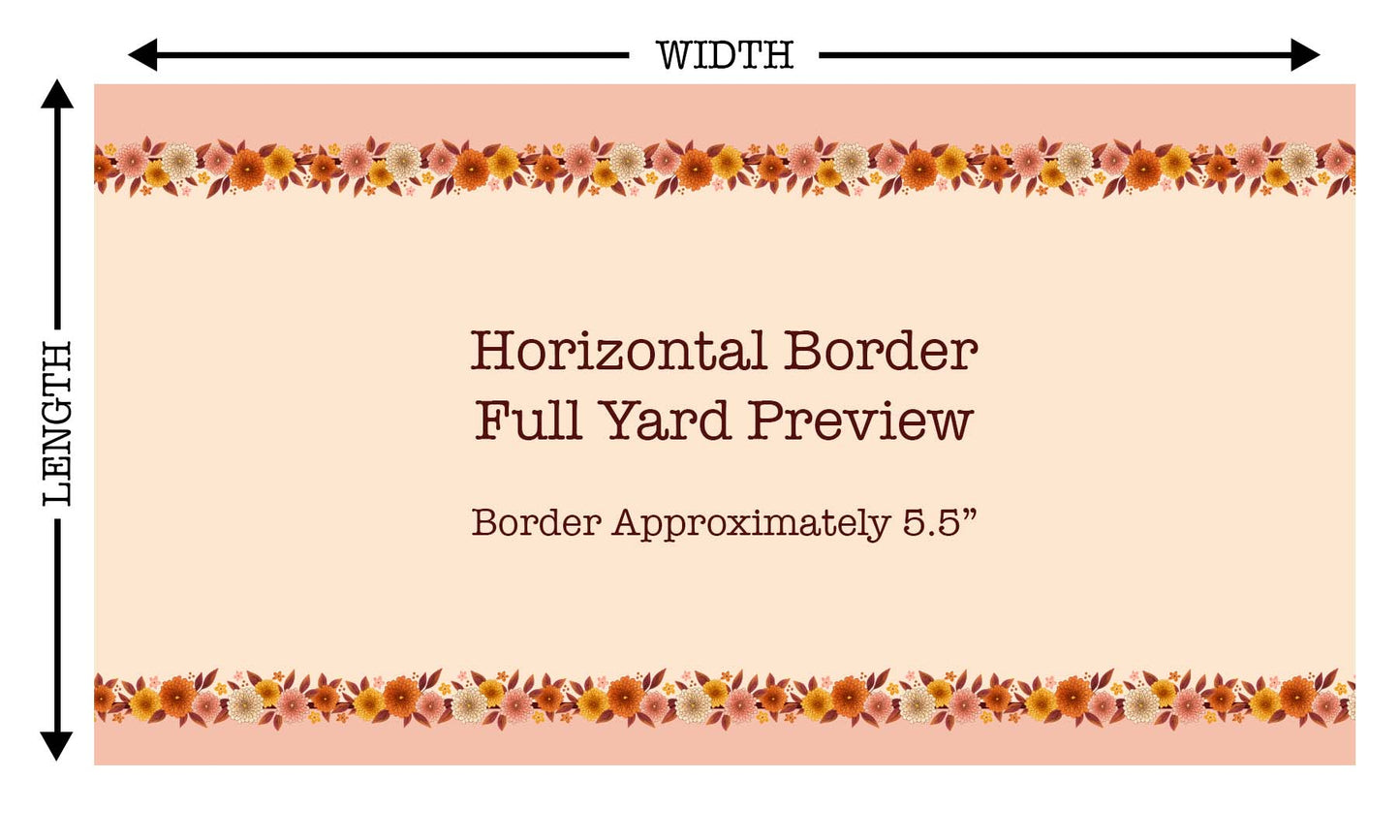 Fall Y'all Horizontal Border KW99