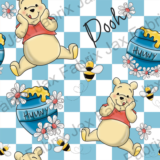 Pooh Floral Check DRD25