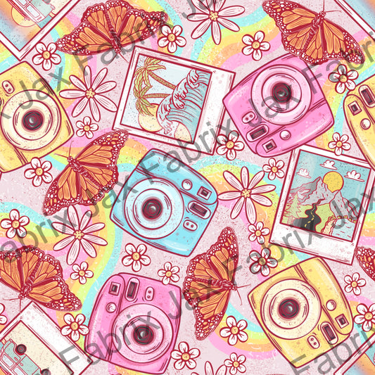 Rainbow Pink Travel Polariod 1861 AWM127