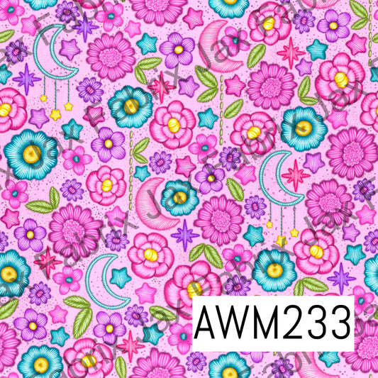 Pink Embroidery AWM233