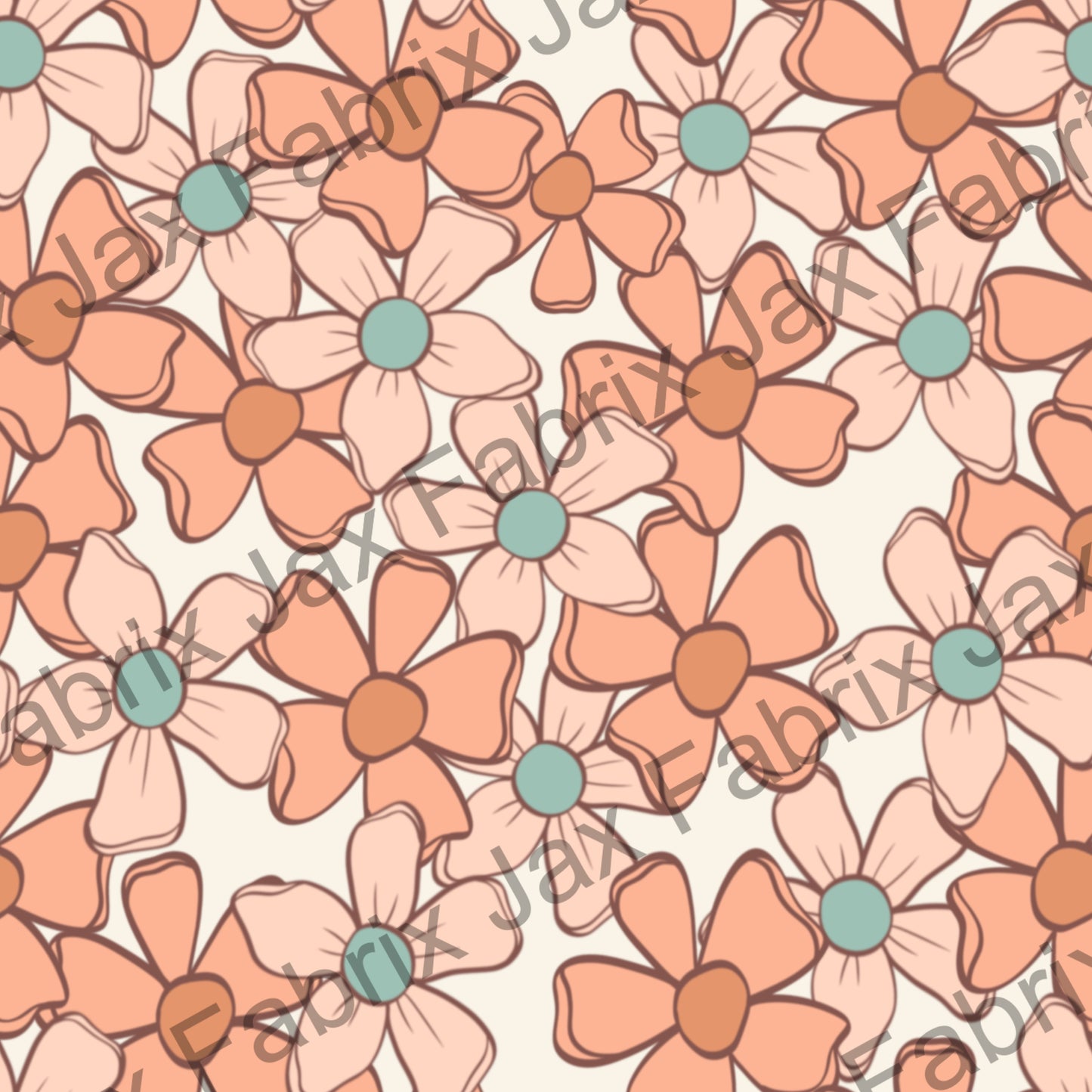 Peachy Flowers SKYY94