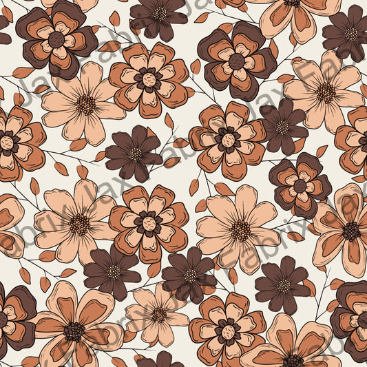 Brown Floral SKYY98