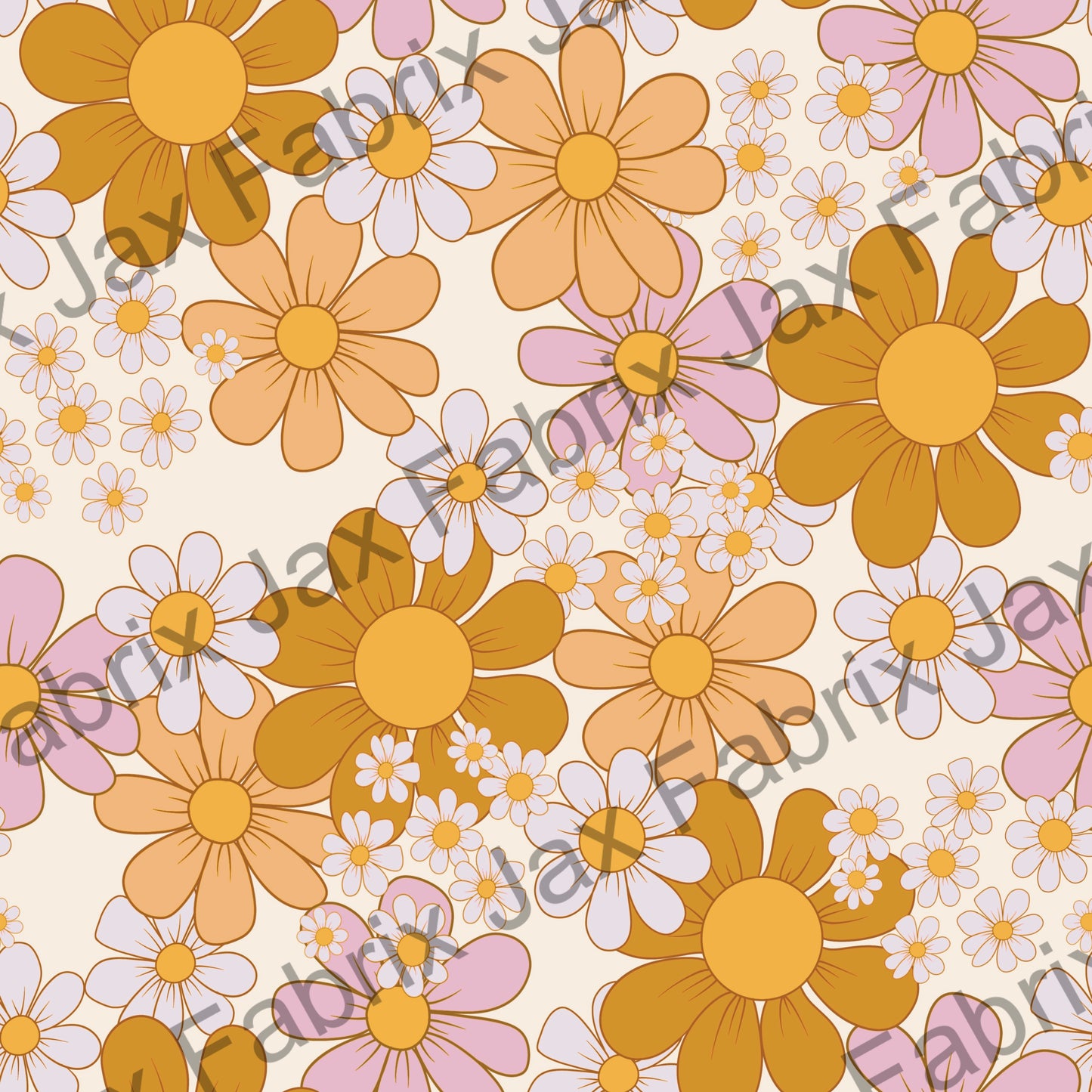 Yellow Vintage Daisies SKYY104