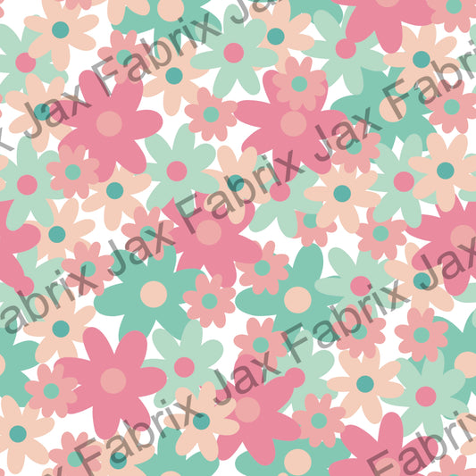 Pink Flower Mash Up SKYY107