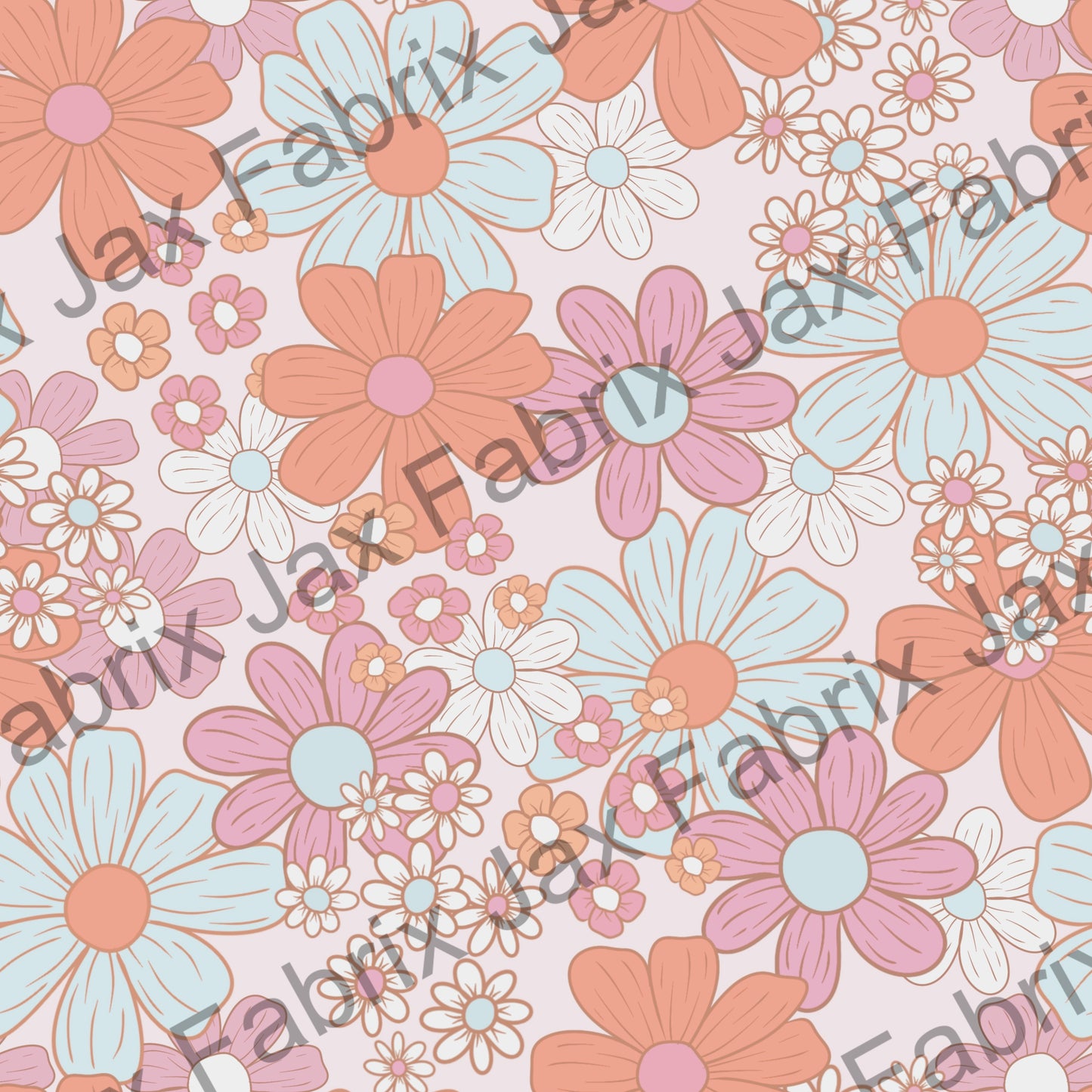 Pastel Dainty Boho Floral SKYY112