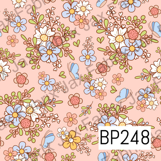 Springtime Floral Peach BP248