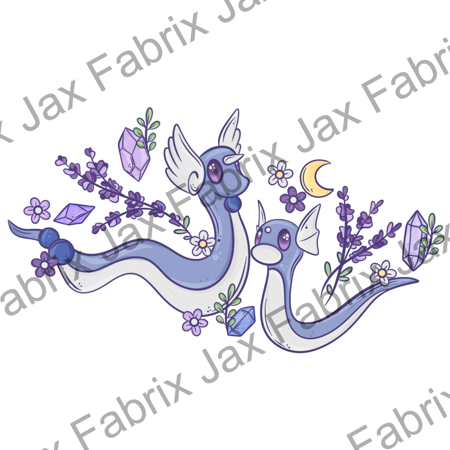 Lavender Dragon Poke PNG PC546
