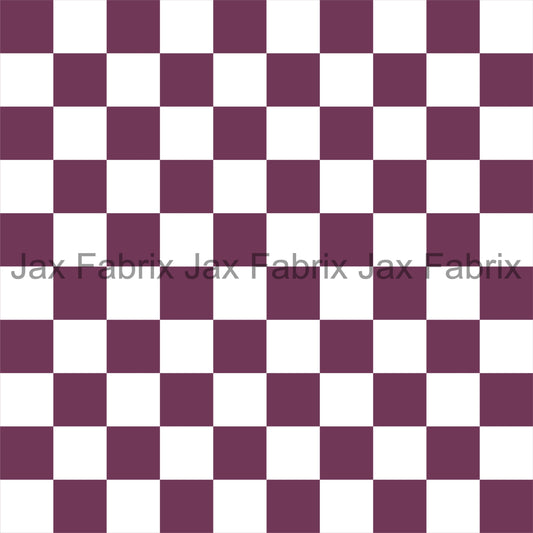 Maroon Checkers LD99