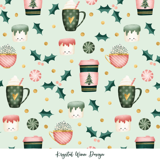 Merry Little Cocoa Mint KW178