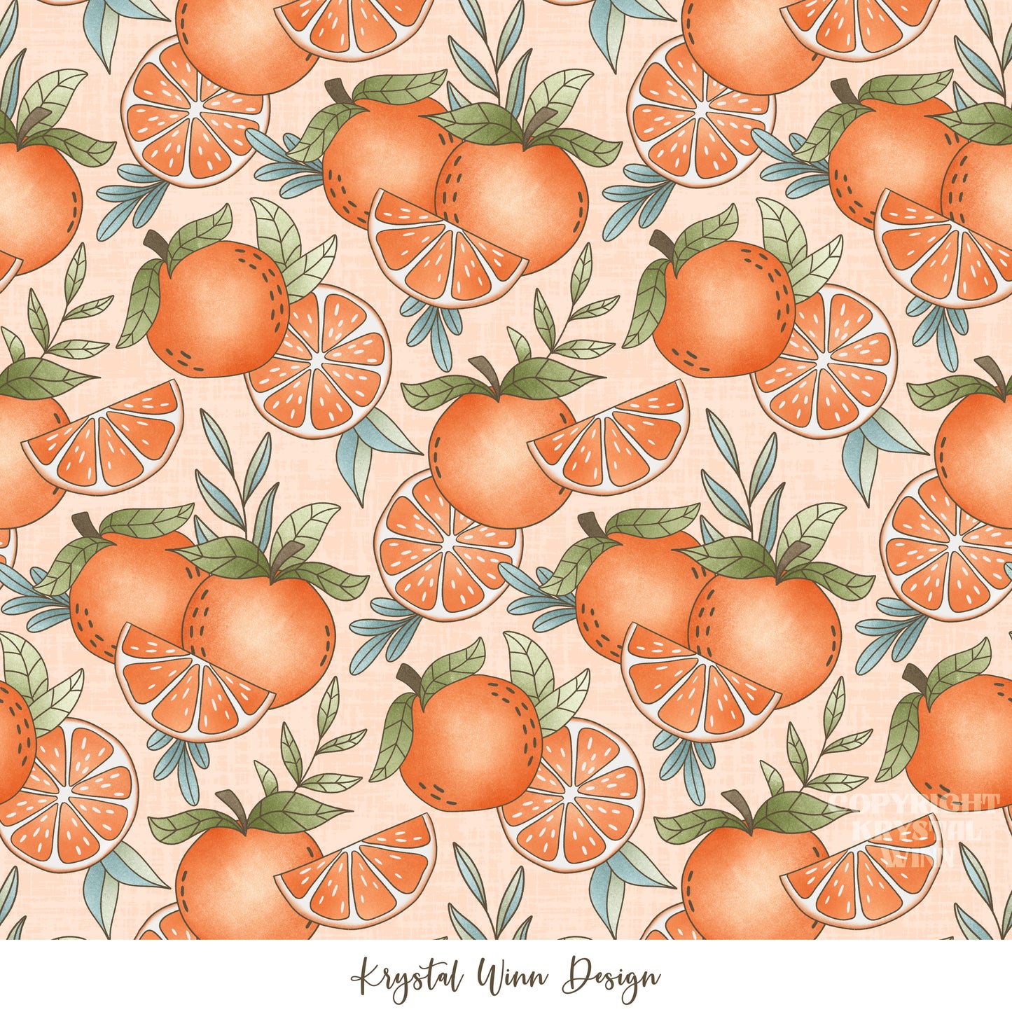 Mesa Oranges Peach KW487