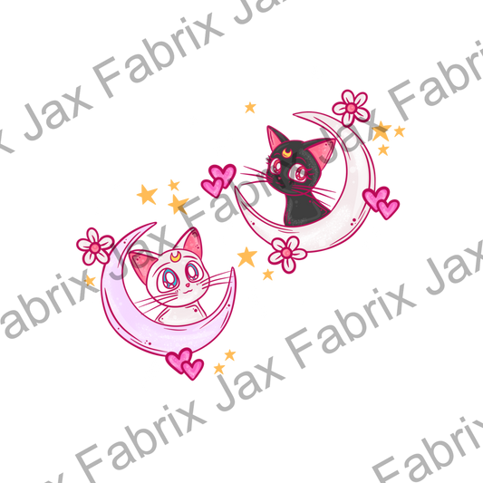 Moon Girl Cats PNG PC205