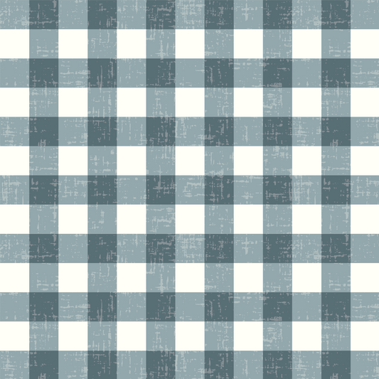 Gingham Blue KW474