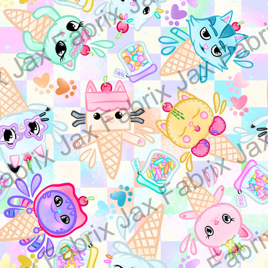Dollhouse Kitty Cones Pastel GSCG38