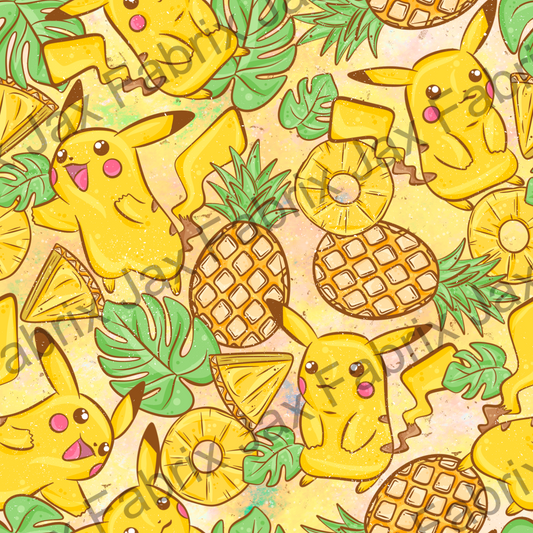 Pineapple Poke Yellow Tie Dye PC555
