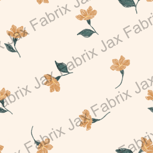 Pink Crayon Yellow Floral RAE300