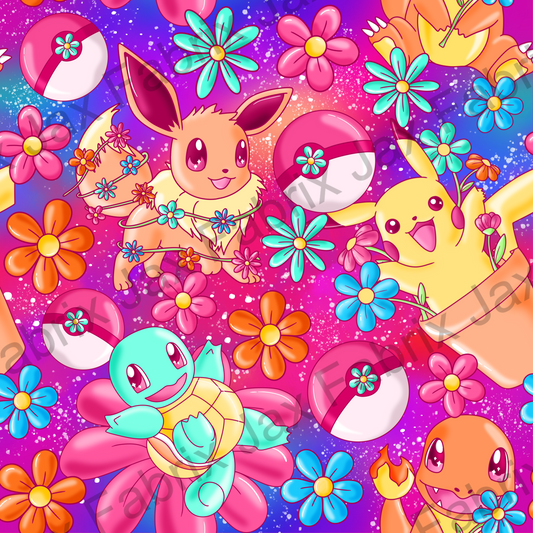 Poke Purple Pink Multi ZR168