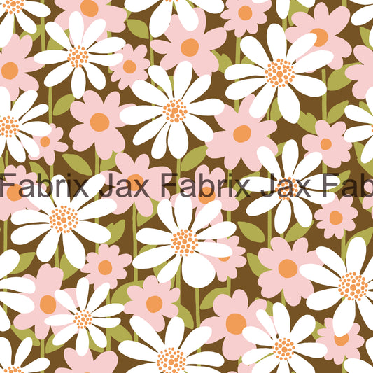 Pink and White Floral  RPC42