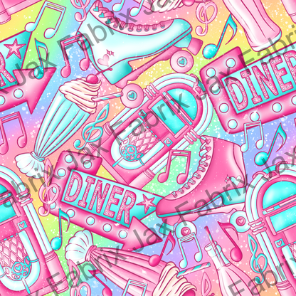 Retro Diner Rainbow ZR203