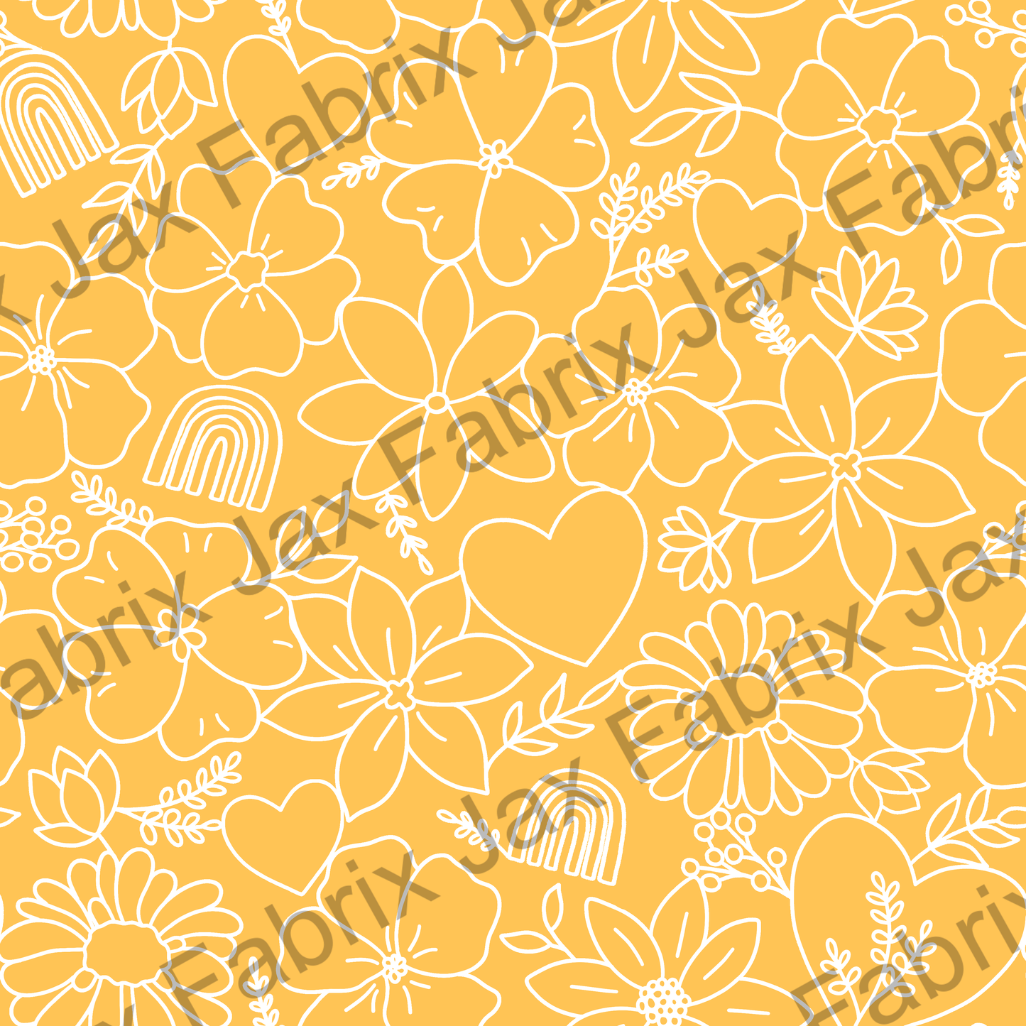 Yellow Floral RAE263