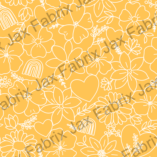 Yellow Floral RAE263