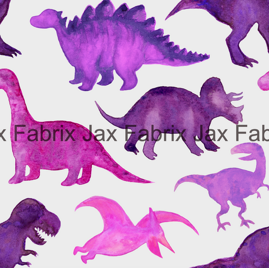 Dinosaurs  Pink and Purple AMD61