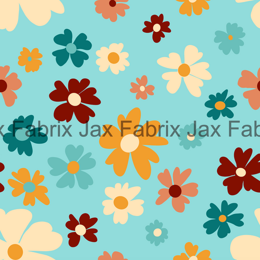 Groovy Floral Blue AMD140